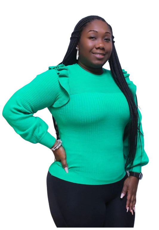 Kelly Green Sweater